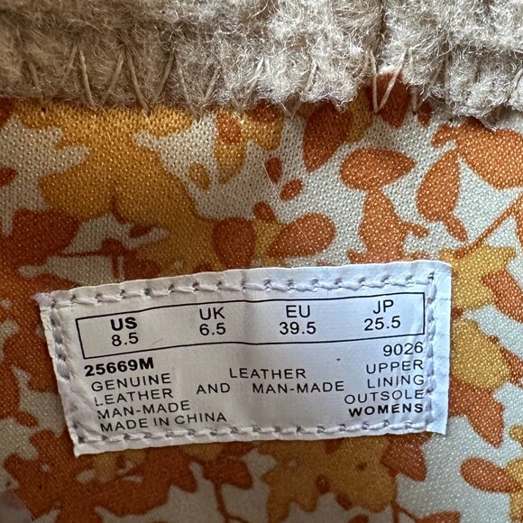 Like New Timberland Brown Leather Knee High Sherpa Boots 25669M - Women's US 8.5 - Picture 8 of 11